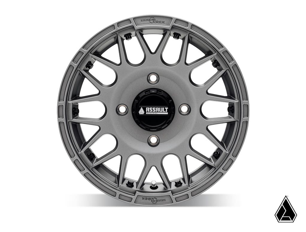 AI Hellfire Innerlock Wheel - Matte Titanium - 15x7 - 4x156