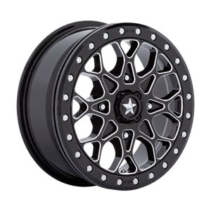 PORTAL UTV BEADLOCK - GLOSS BLACK MACHINED W GB RING