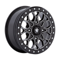 PORTAL UTV BEADLOCK - GLOSS BLACK MILLED W/ GB RING