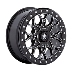 PORTAL UTV BEADLOCK - SATIN BLACK W/ GRAY TINT RING