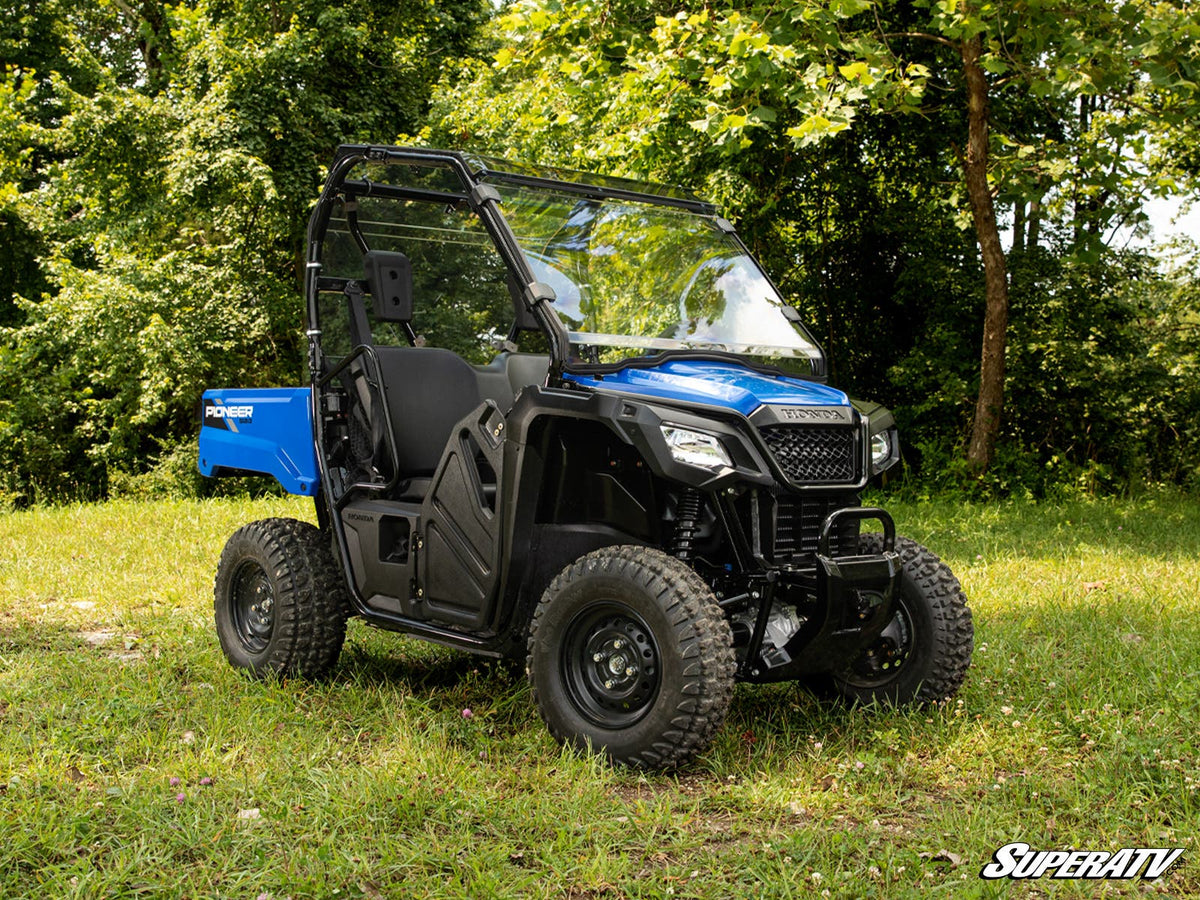 Honda Pioneer 520 Full Windshield - Clear Scratch Resistant