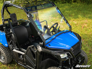 Honda Pioneer 520 Full Windshield - Clear Scratch Resistant