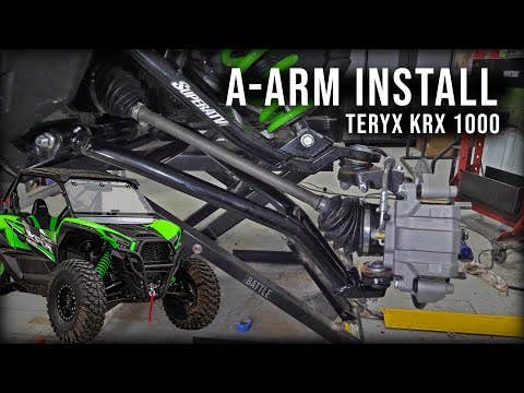 Kawasaki Teryx KRX High Clearance 1.5in. Forward Offset A-Arms - Super Duty Ball Joints