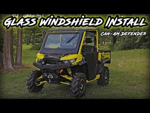 Can-Am Defender Glass Windshield