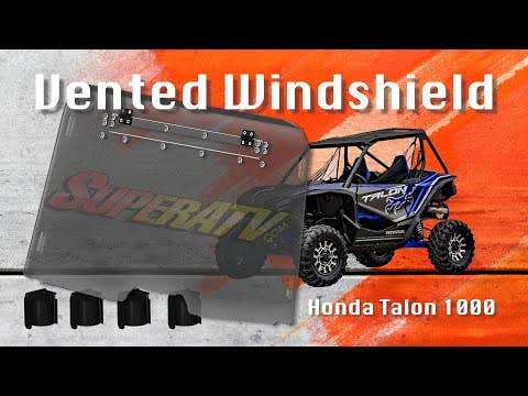 Honda Talon 1000X Scratch-Resistant Vented Full Windshield