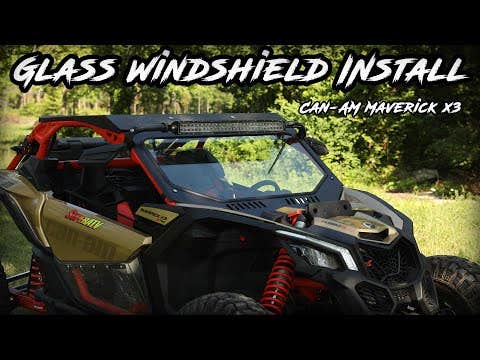 Can-am Maverick X3 Glass Windshield