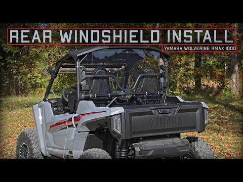 Yamaha Wolverine RMAX2 Rear Windshield