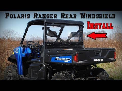 Polaris Ranger XP 1000 Scratch-Resistant Rear Windshield