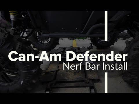 Can-Am Defender Heavy-Duty Nerf Bars