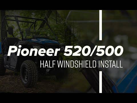 Honda Pioneer 500 Half Windshield