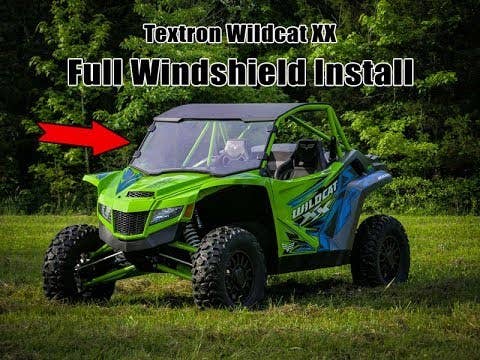 Textron Wildcat XX Scratch Resistant Full Windshield