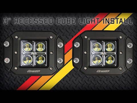 3" LED Recessed Cube Lights