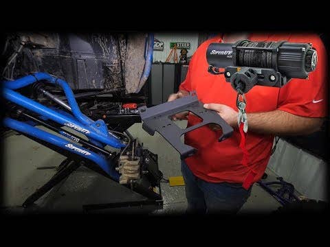 Polaris RZR XP 1000 Winch Mounting Plate