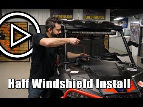 Polaris Ranger Kinetic Half Windshield