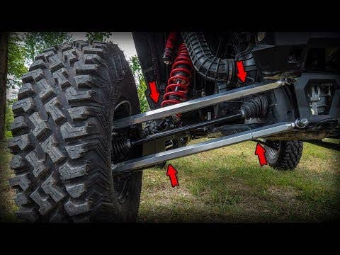 Polaris RZR XP Turbo S Billet Aluminum Radius Arms