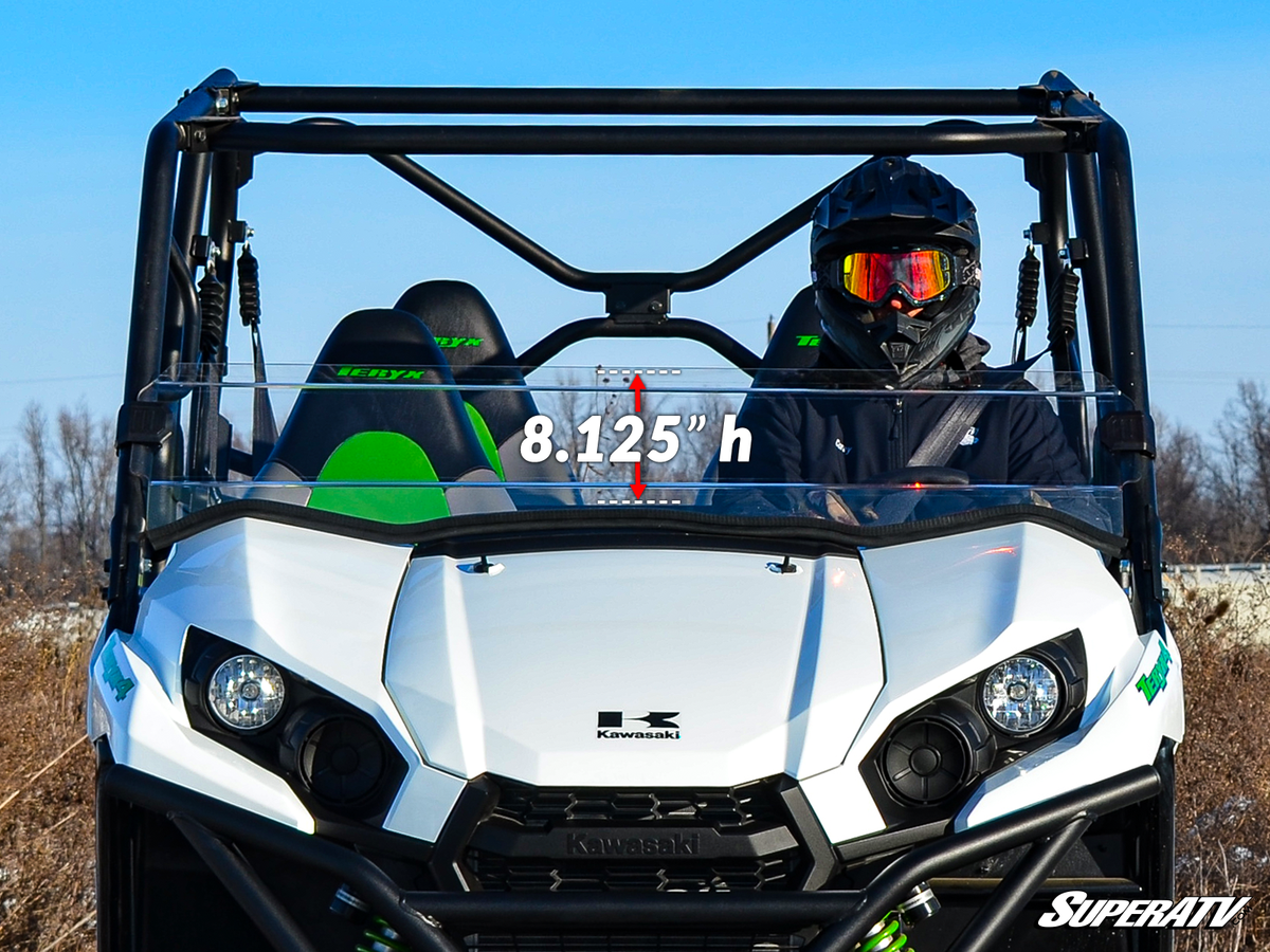 Kawasaki Teryx S Scratch Resistant Half Windshield