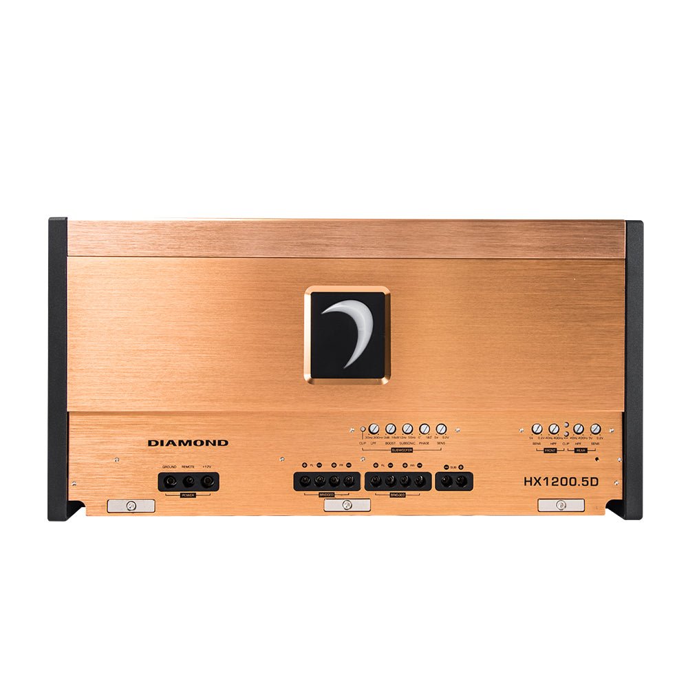 HX1200.5D - HEX Series 5-Channel 1200W RMS Full Range Class D Amplifier