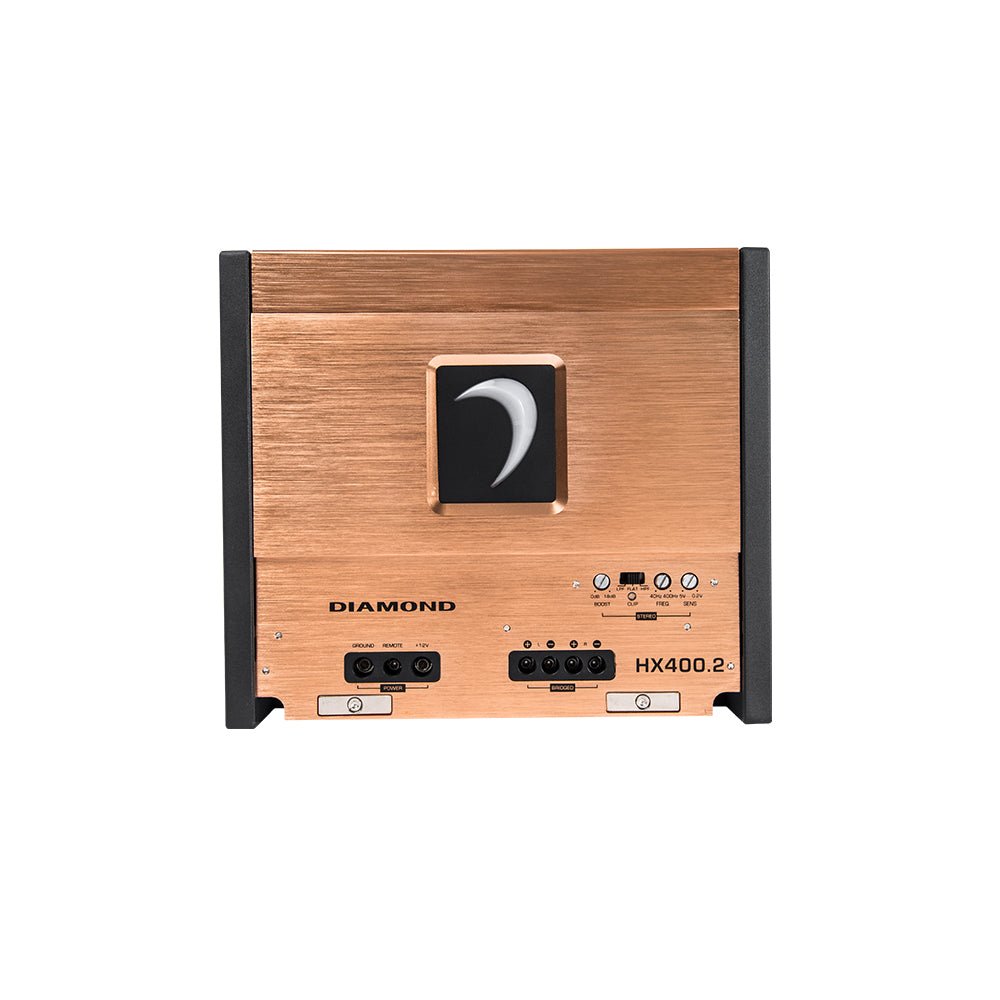 HX400.2 - HEX Series 2-Channel 400W RMS Full Range Class D Amplifier