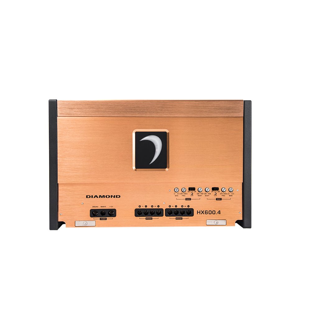 HX600.4 - HEX Series 4-Channel 1000W RMS Full Range Class D Amplifier