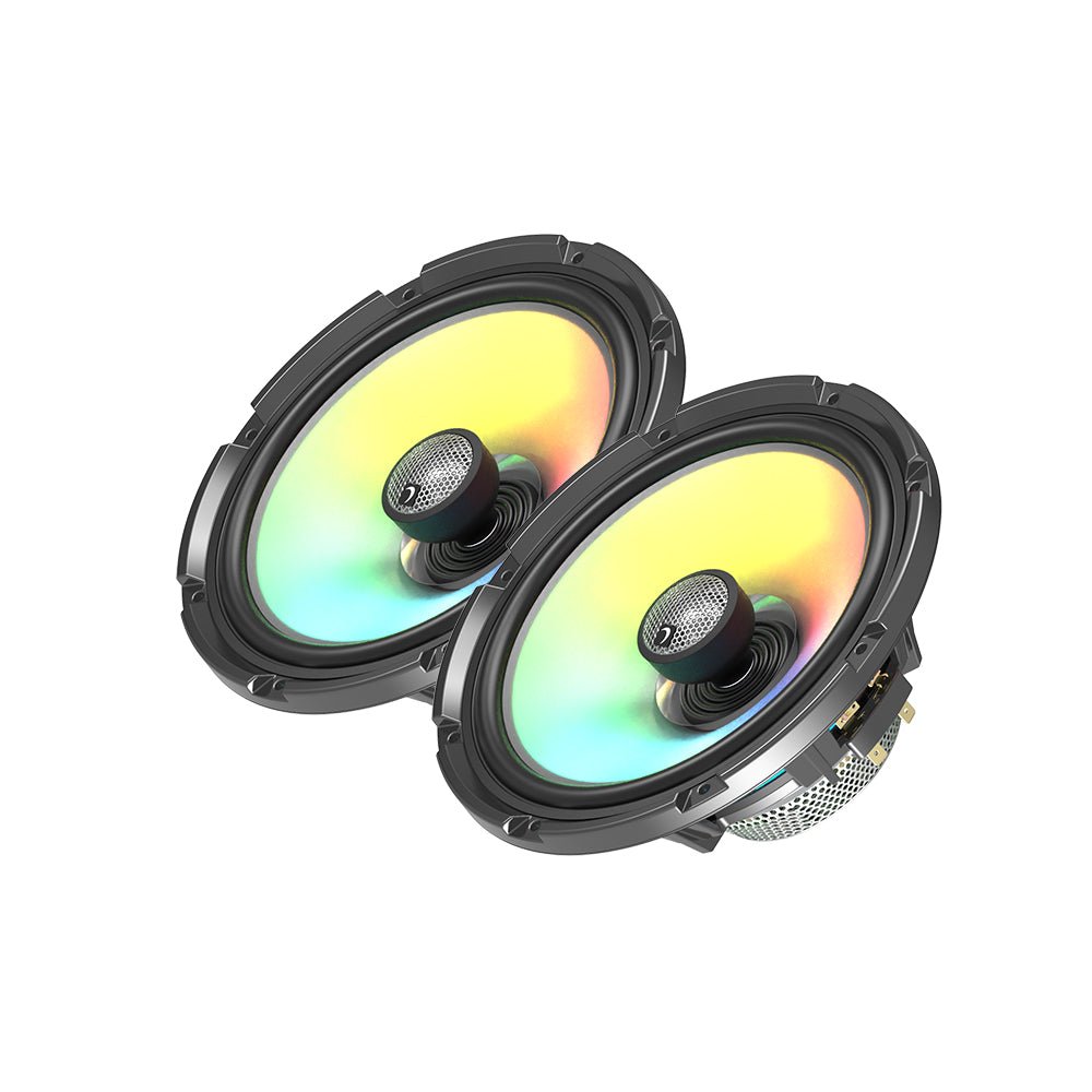 HXMF Series 6.5" 2-Way Marine Speaker w/Titanium Dome Tweeter (4 ohm ) - HXM65F4