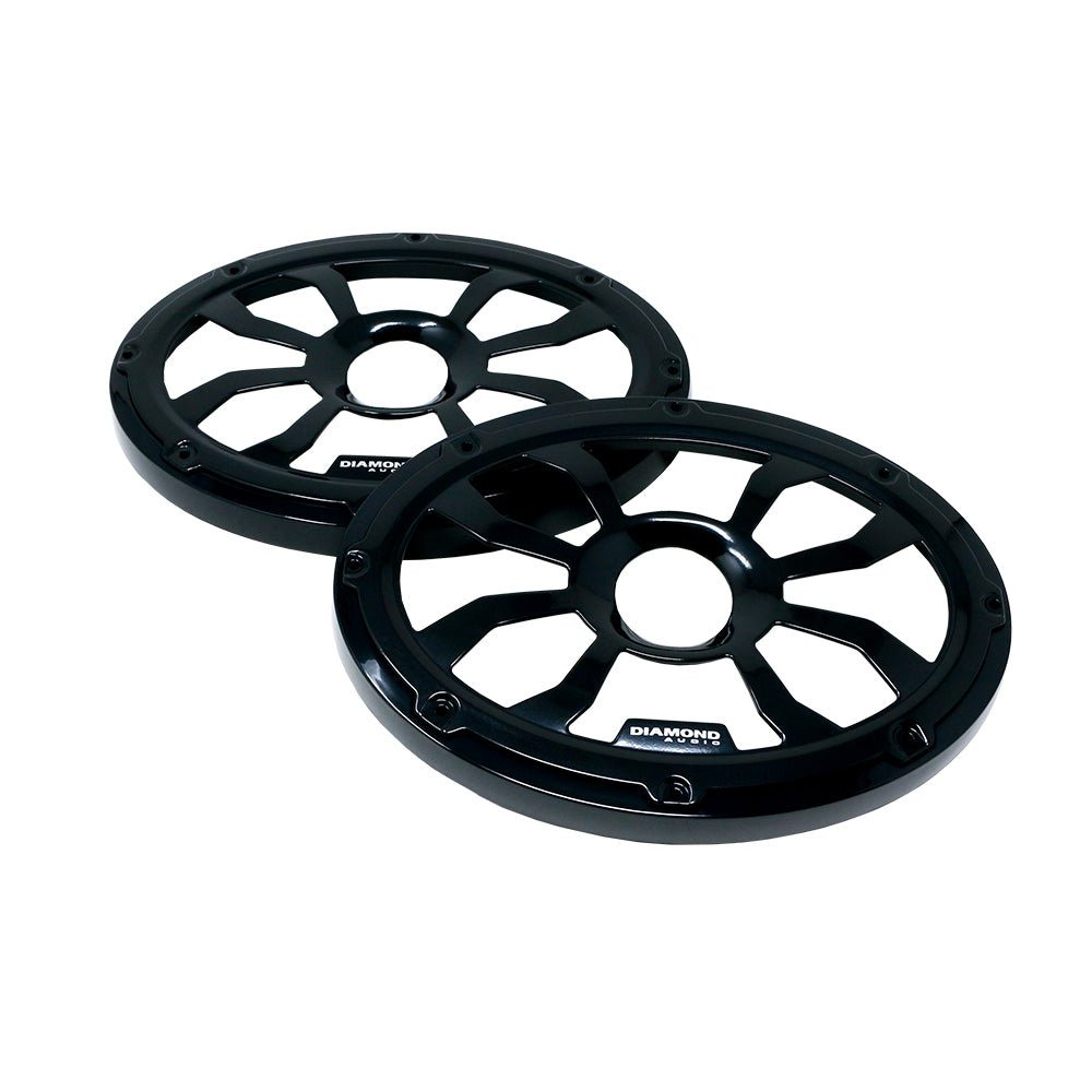 HXM69FBB - 6"x9" Flush Mount Speaker Grills - Black (Pair)