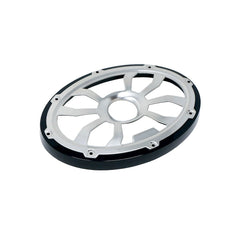 HXM69FGB -6"x9" Flush Mount Speaker Grills - Brushed Aluminum/Black (Pair)