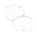 HXM69FWW - 6.5" Flush Mount Speaker Grills - White (Pair)