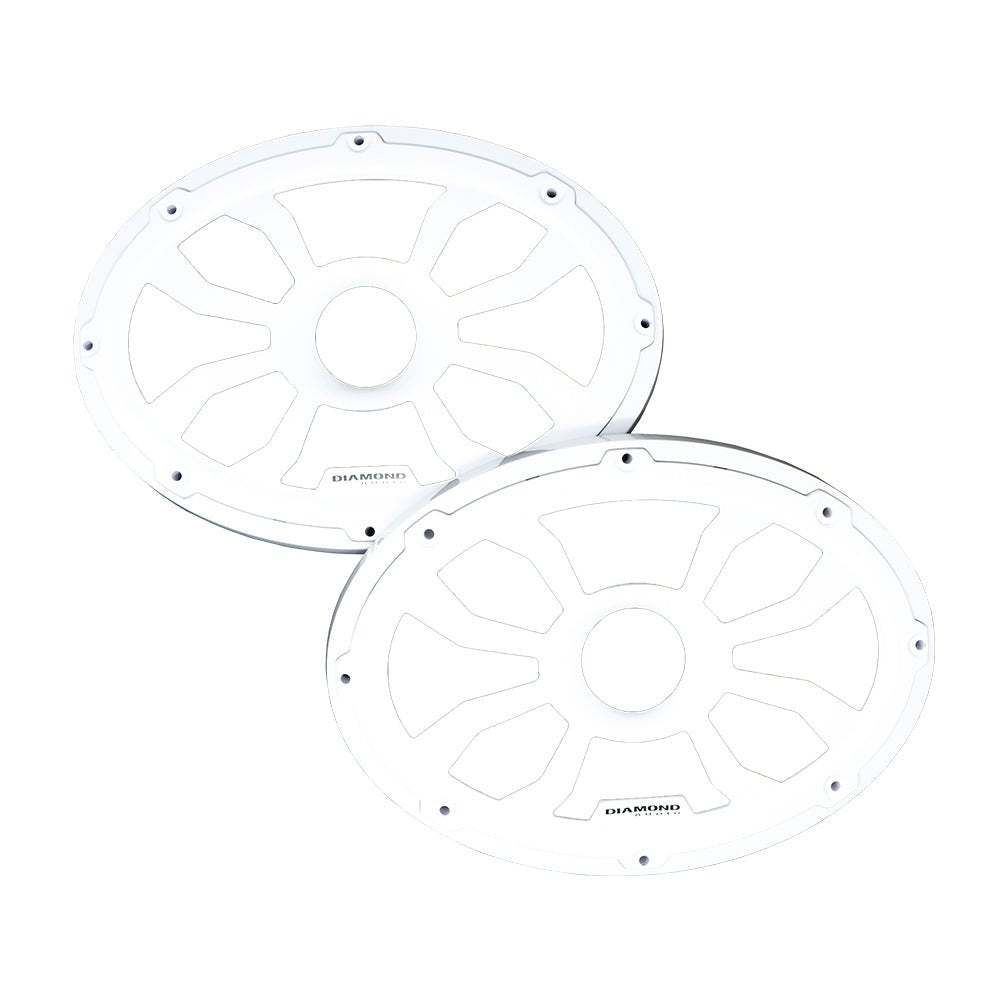 HXM69FWW - 6.5" Flush Mount Speaker Grills - White (Pair)
