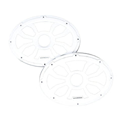 HXM69FWW - 6.5" Flush Mount Speaker Grills - White (Pair)
