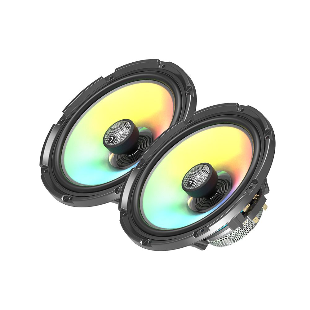 HXMF Series 8" 2-Way Marine Speaker w/Titanium Dome Tweeter (2 ohm ) - HXM8F2