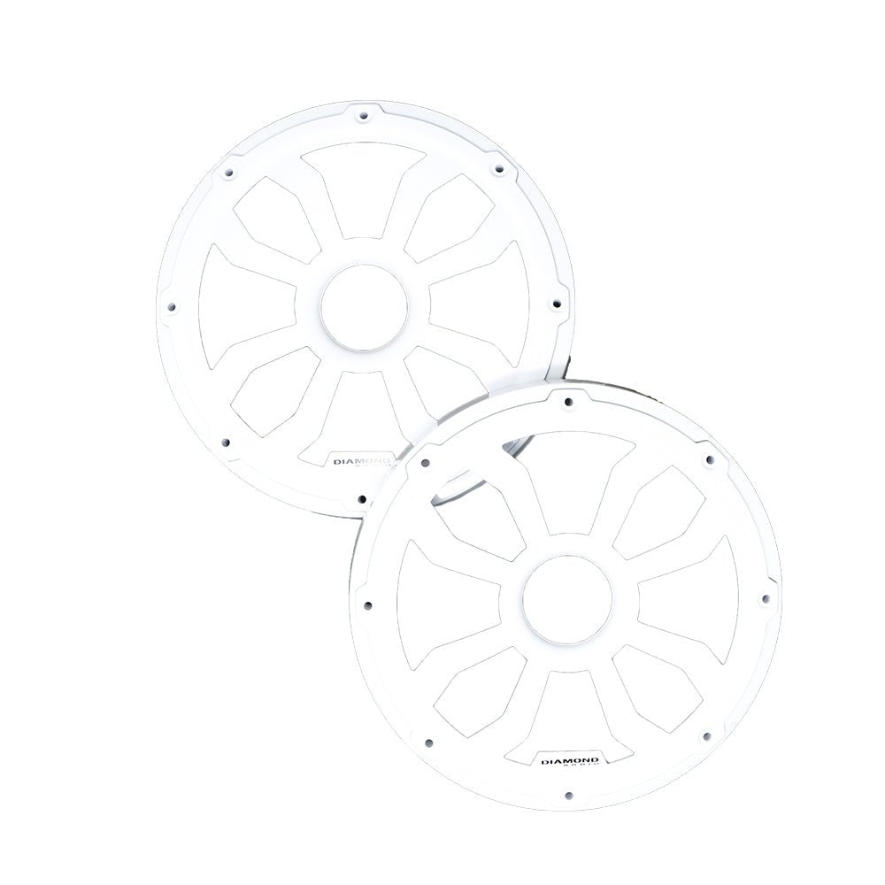 HXM8FWW -8" Flush Mount Speaker Grills, Pair (White)