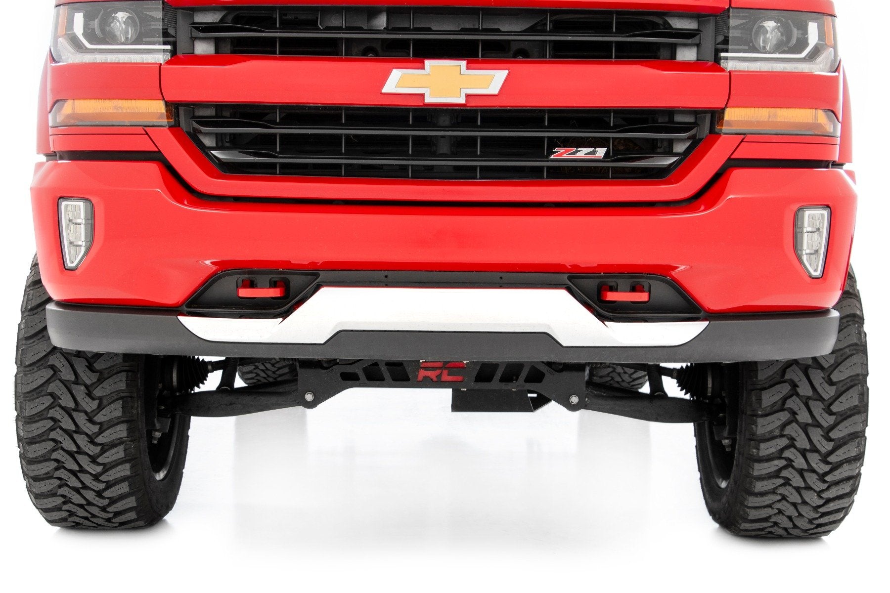 Tow Hooks | Forged | Red | Chevy Silverado 1500 2WD/4WD (2014-2018 & Classic)