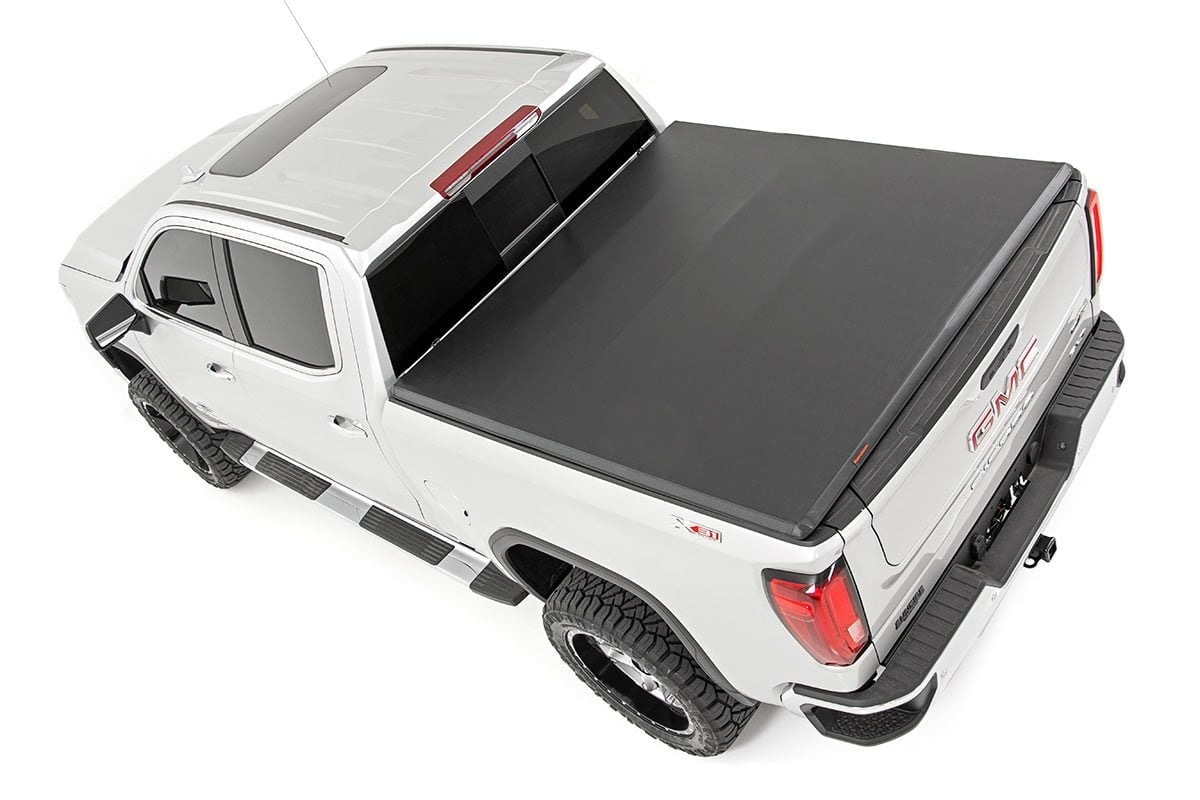 Soft Tri-Fold Bed Cover | 6'7" Bed | Chevy/GMC Sierra 1500 (19-26)/Silverado 1500 (19-26)