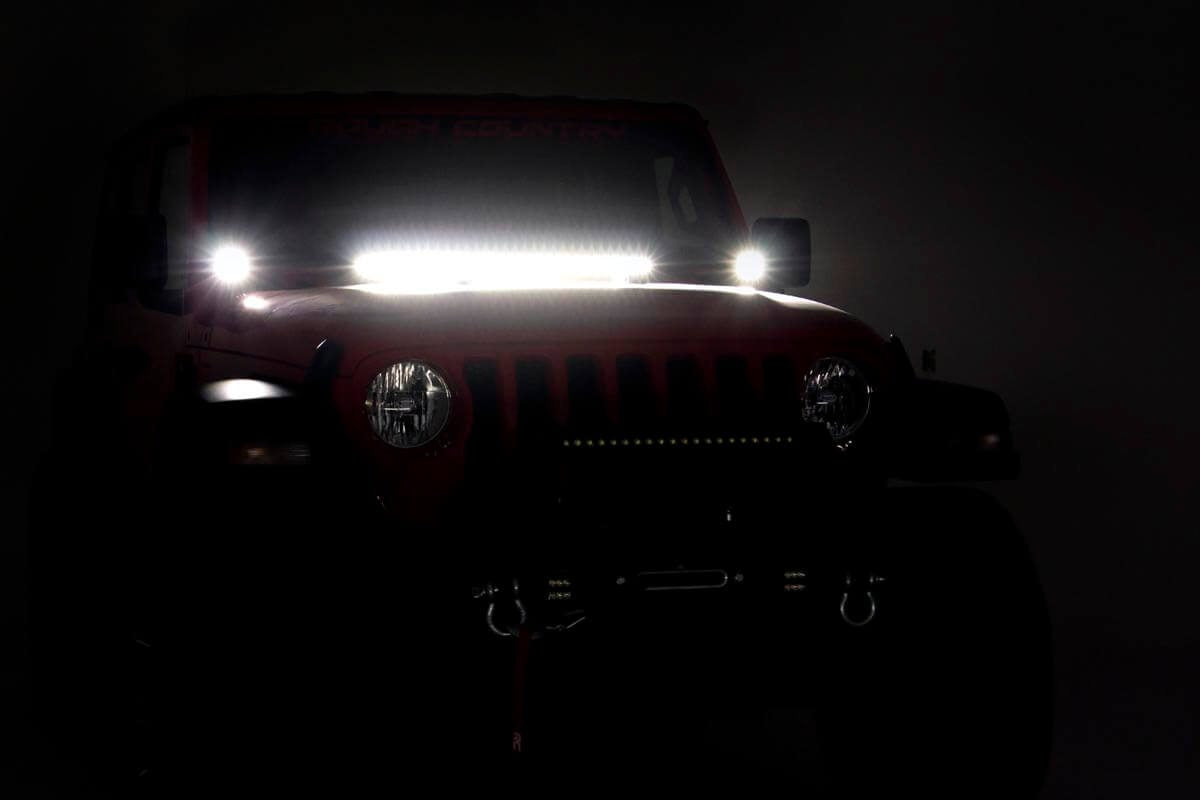 LED Light Kit | Hinge Mount | 2" Spectrum Pair | Jeep Gladiator JT/Wrangler JL (18-26)