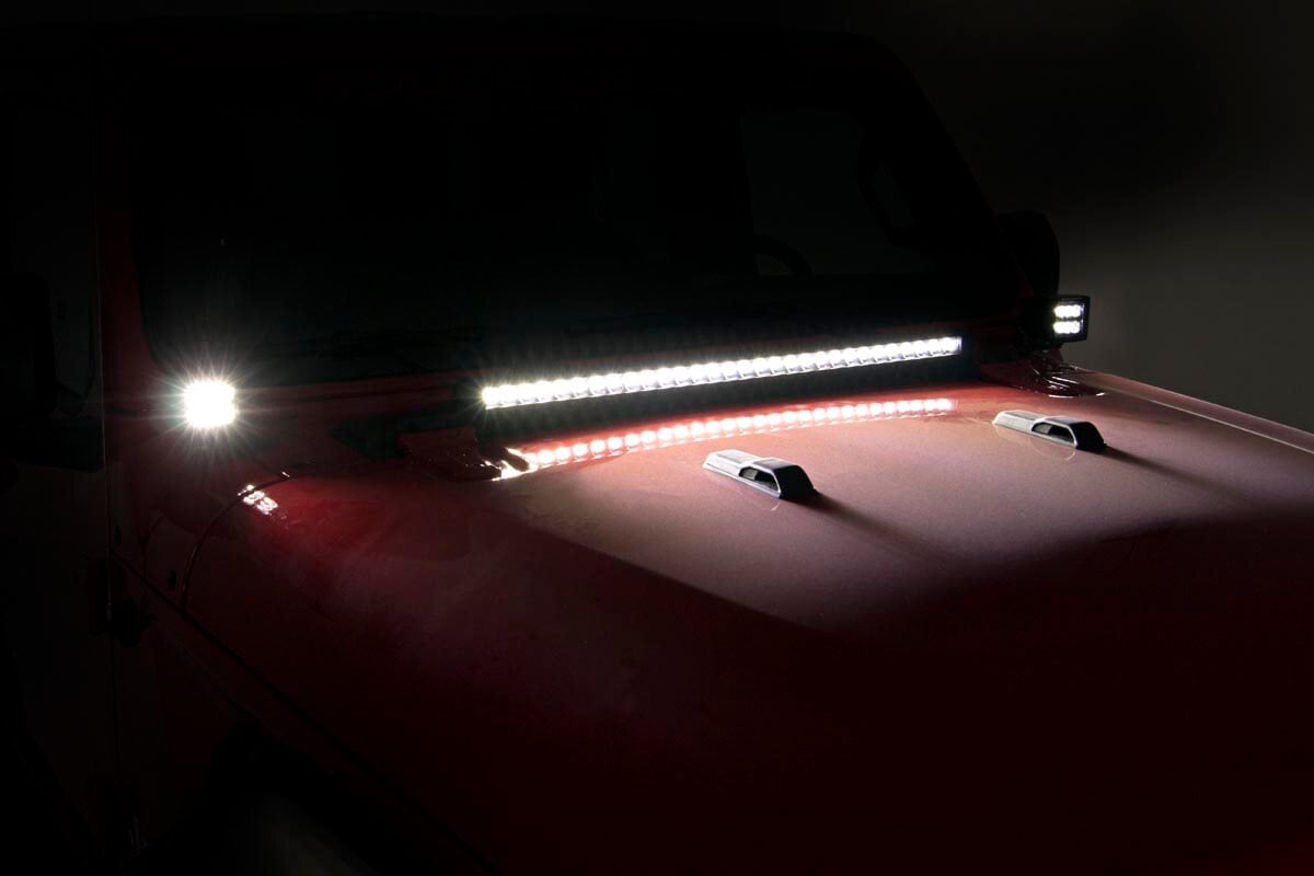 LED Hood Kit | 30" | Spectrum Series | Jeep Gladiator JT/Wrangler JL (18-26)