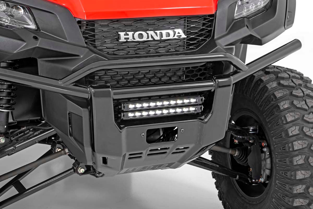 LED Light Kit | Bumper Mount | 10" Black Slimline Pair | Honda Pioneer 1000