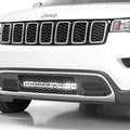 LED Light Kit | Bumper Mount | 20" Black Dual Row| Amber DRL | Jeep Grand Cherokee WK2 (11-20)