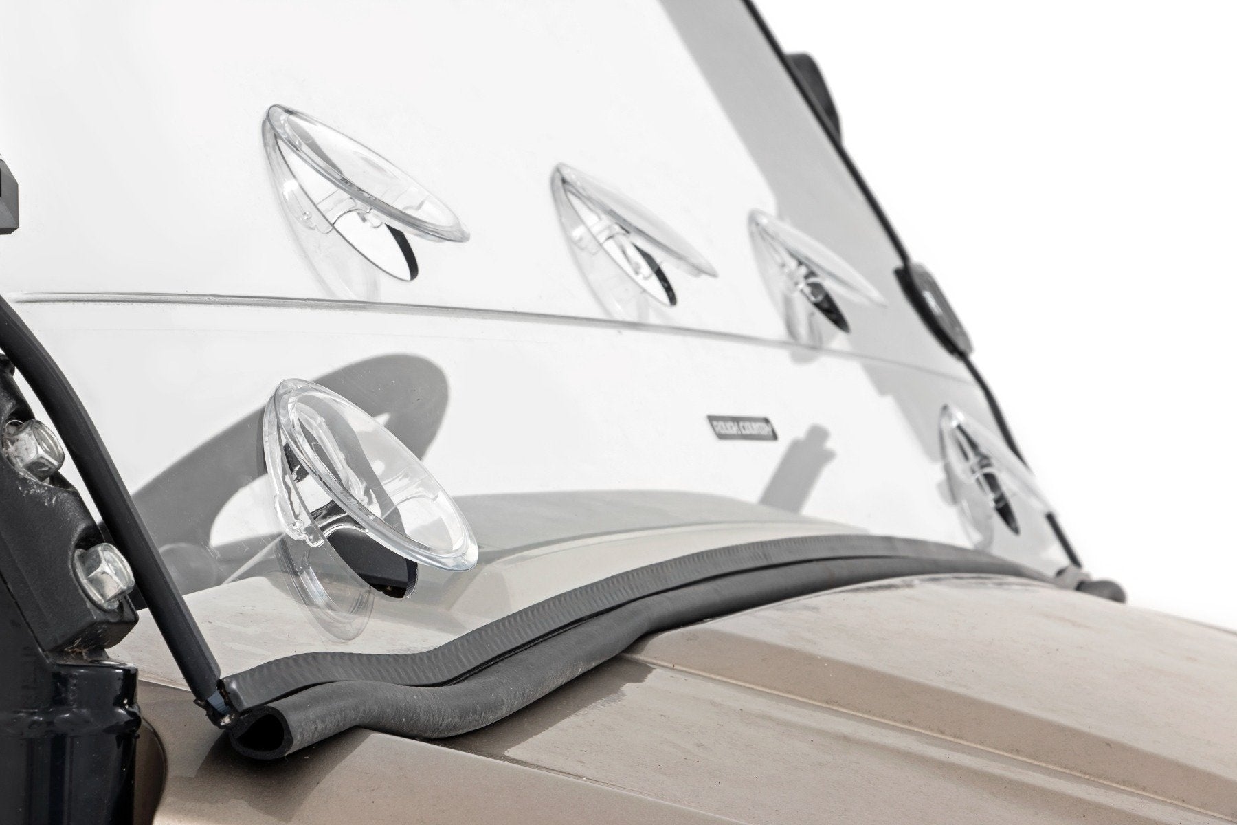 Vented Full Windshield | Scratch Resistant | Kawasaki Mule PRO-FX