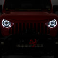 9 Inch DRL Halo LED Headlights | DOT Approved | Jeep Gladiator JT/Wrangler JL (18-26)