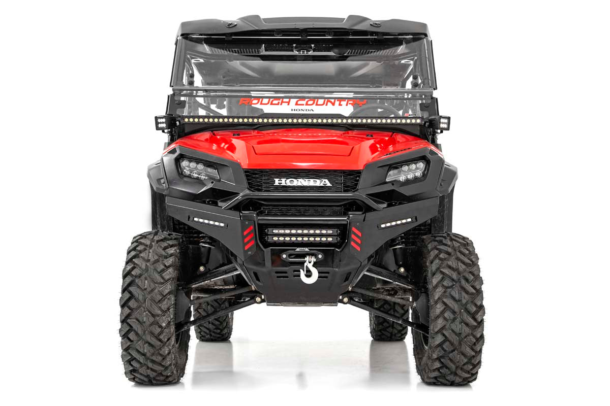 LED Light Kit | Cage Mount | 2" Black Pair | White DRL | Honda Pioneer 1000/Pioneer 1000-6