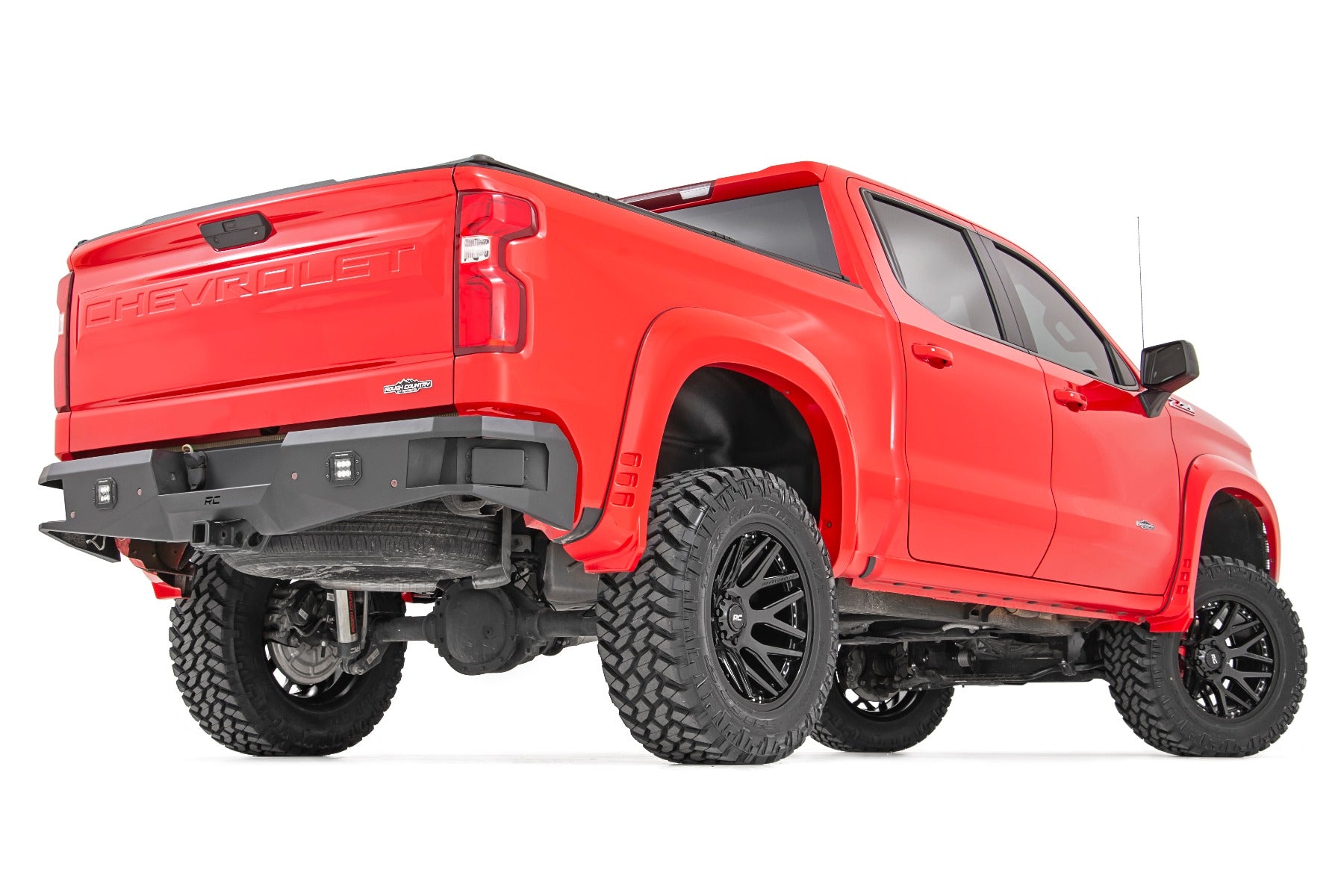 Rough Country 95 Series Wheel | One-Piece | Gloss Black | 22x10 | 6x135 | -19mm