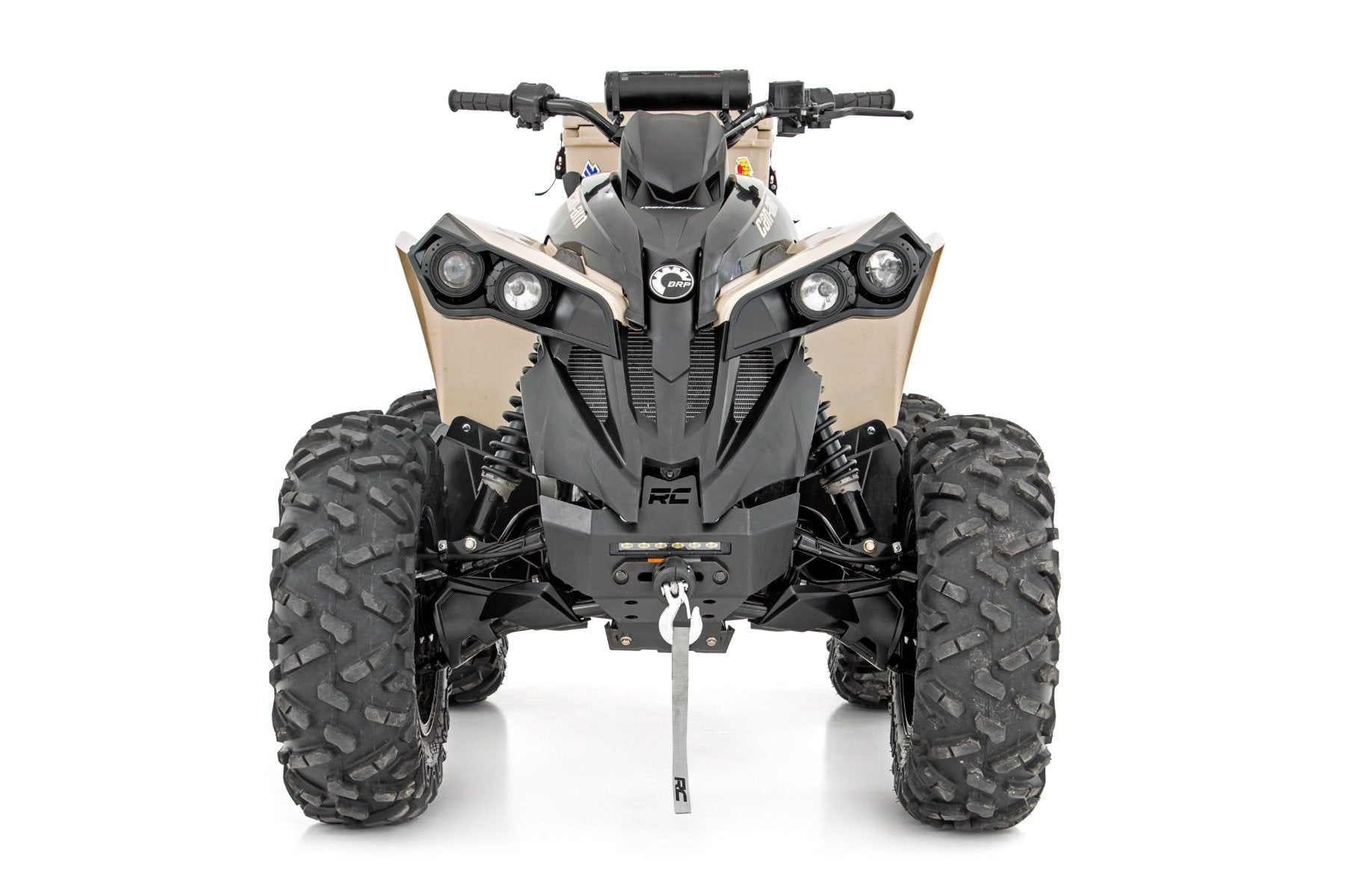Winch Bumper | Black Series LED | 6" Light | Slime Line | Can-Am Renegade 1000/Renegade 500