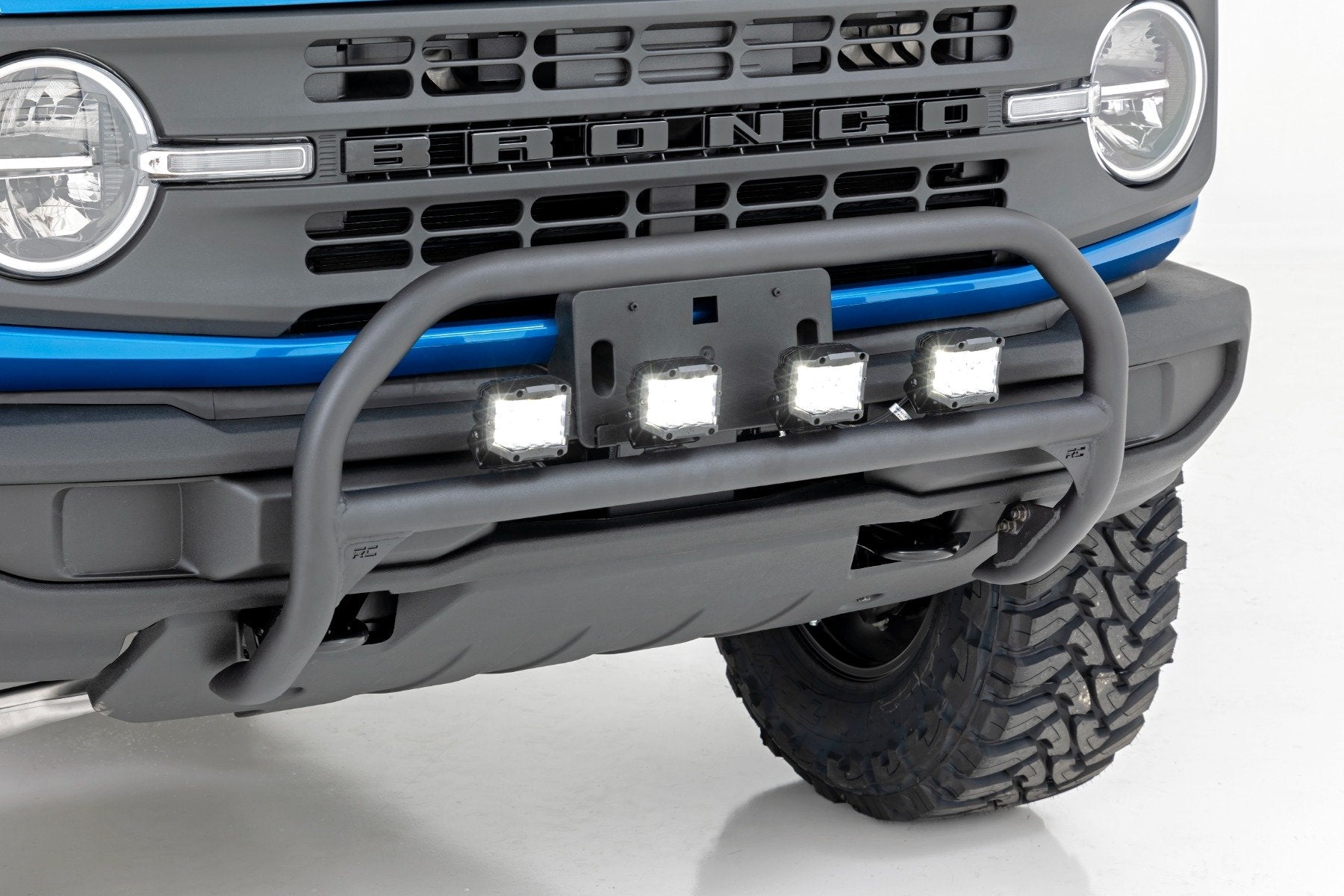 Nudge Bar | 20 Inch Black Single Row LED | Ford Bronco 4WD (2021-2026)