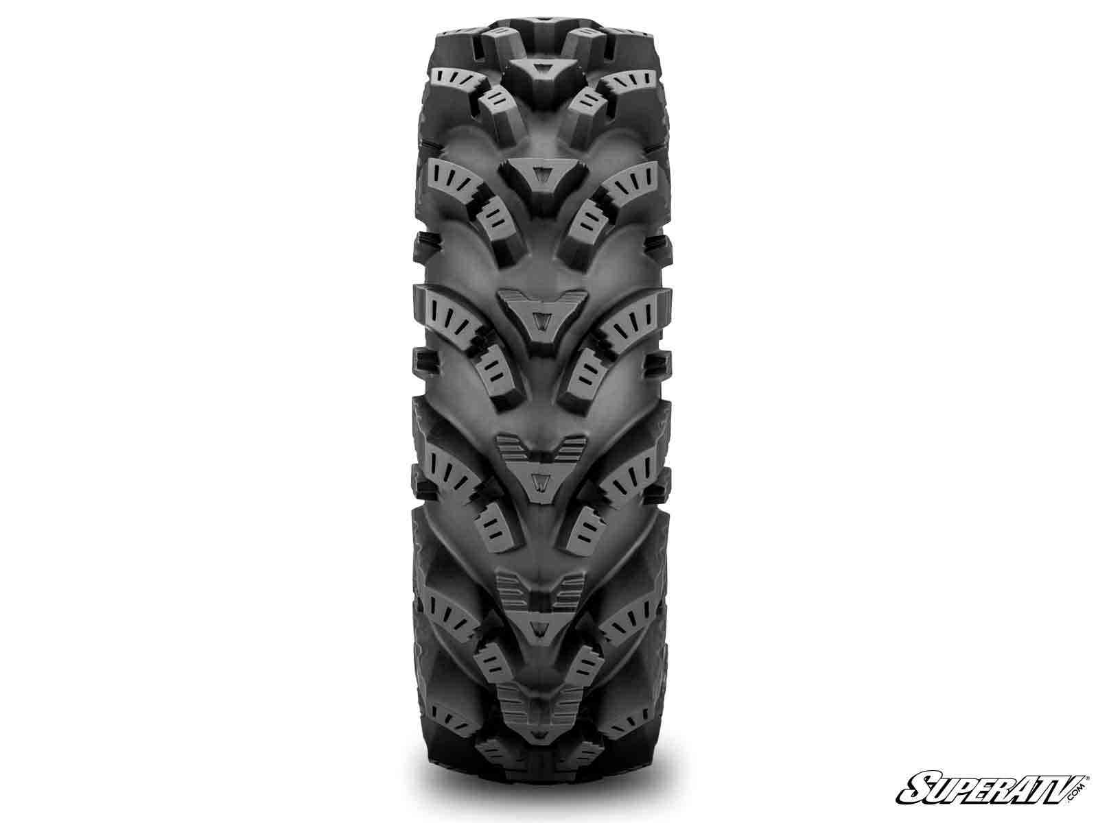 Intimidator Tires 28x10x14 on 14in. Bandit H-Series Machined Finish Wheels 4/156 Pattern