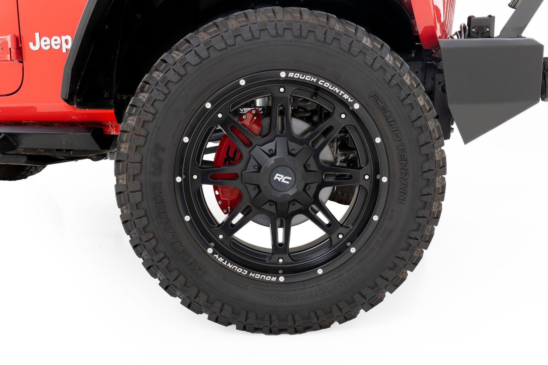Caliper Covers | Front and Rear | Red | Sport | Jeep Gladiator JT/Wrangler JL (18-26)