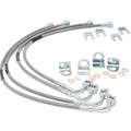 Brake Lines | Stainless | FR & RR | 4-6 Inch Lift | Jeep Wrangler JK/Wrangler Unlimited (07-18)