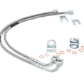 Brake Lines | Stainless | Rear | 4-6 Inch Lift | Jeep Wrangler JK/Wrangler Unlimited (07-18)