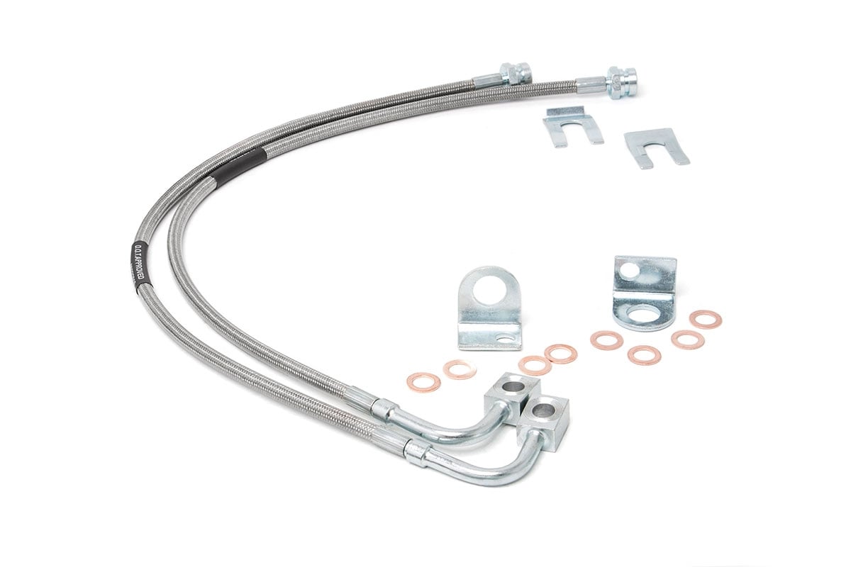 Brake Lines | Stainless | Rear | 4-6 Inch Lift | Jeep Wrangler JK/Wrangler Unlimited (07-18)