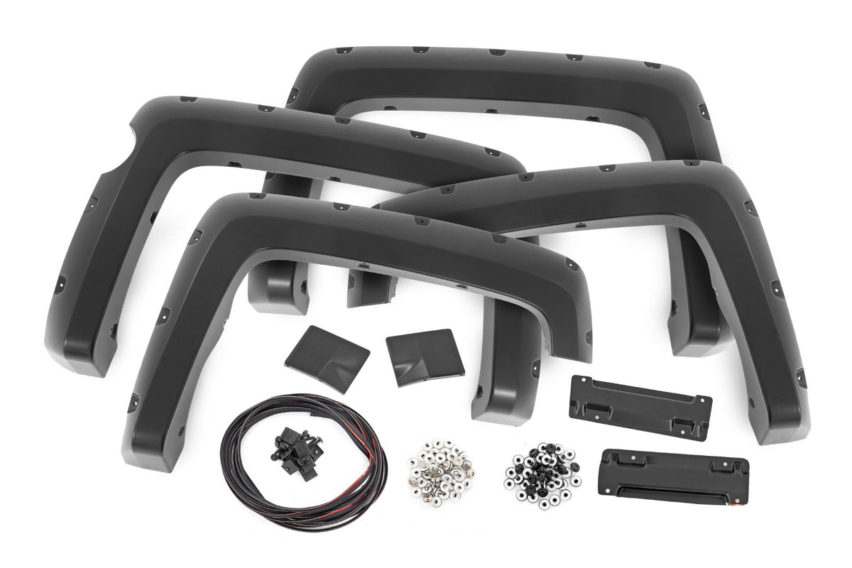Pocket Fender Flares | 5'9" Bed | G1C Overcast | Chevy Silverado 1500 (14-18 & Classic)