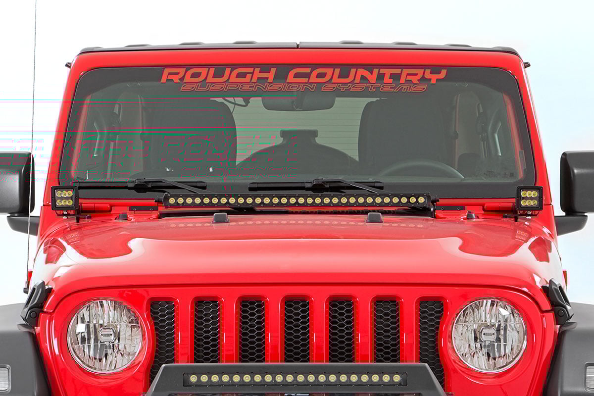 LED Light Kit | Hinge Mount | 2" Spectrum Pair | Jeep Gladiator JT/Wrangler JL (18-26)